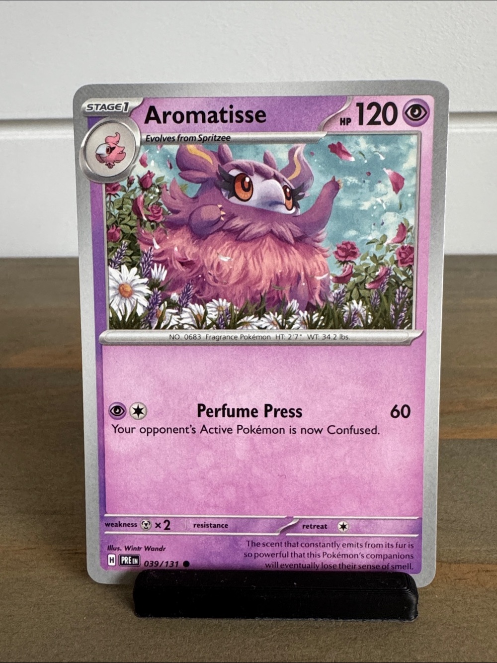 Pokémon | Prismatic Evolutions #039/131: Aromatisse (2025) - Trading Card